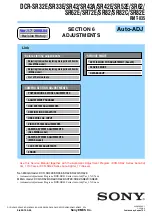 Preview for 1 page of Sony DCR-SR42 Manual