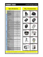 Предварительный просмотр 2 страницы Sony DCR-SR45 Handycam® Specifications