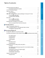 Preview for 3 page of Sony DCR-SR47/R Handbook