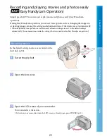 Preview for 22 page of Sony DCR-SR47/R Handbook