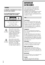 Preview for 2 page of Sony DCR-SR65 - 40gb Hdd Handycam Camcorder Operating Manual