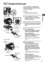 Preview for 9 page of Sony DCR-SR65 - 40gb Hdd Handycam Camcorder Operating Manual