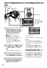 Preview for 12 page of Sony DCR-SR65 - 40gb Hdd Handycam Camcorder Operating Manual