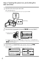 Предварительный просмотр 18 страницы Sony DCR-SR68/L - Hard Disk Drive Handycam Camcorder Operating Manual