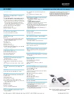 Preview for 2 page of Sony DCR-SR87 Handycam® Specifications