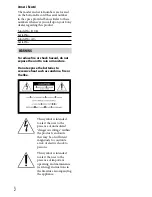 Preview for 2 page of Sony DCR-SX40/L - Palm-sized Camcorder W/ 60x Optical Zoom Operating Manual