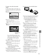 Preview for 31 page of Sony DCR-SX40/L - Palm-sized Camcorder W/ 60x Optical Zoom Operating Manual