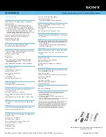 Preview for 2 page of Sony DCR-SX40/R - Palm-sized Camcorder W/ 60x Optical Zoom Specifications