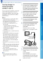 Preview for 49 page of Sony DCR-SX45 Handycam® Handbook