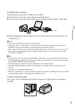 Preview for 15 page of Sony DCR-SX45 Handycam® Operating Manual