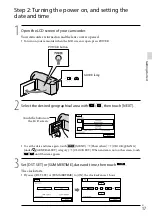 Preview for 17 page of Sony DCR-SX45 Handycam® Operating Manual