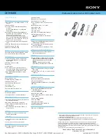 Preview for 2 page of Sony DCR-SX60 Specifications