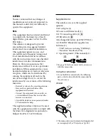 Preview for 8 page of Sony DCR-SX63 - Flash Memory Handycam Camcorder Operating Manual