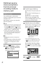 Preview for 40 page of Sony DCR-SX83 Handycam® Handbook