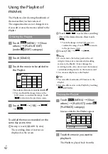 Preview for 42 page of Sony DCR-SX83 Handycam® Handbook