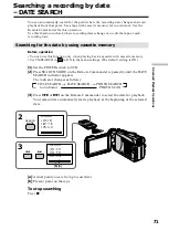 Preview for 71 page of Sony DCR-TRV Operating Instructions Manual