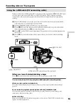 Preview for 91 page of Sony DCR-TRV Operating Instructions Manual