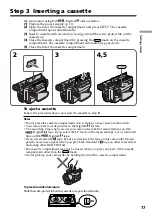 Preview for 17 page of Sony DCR-TRV130 - Digital8 Camcorder Operating Instructions Manual