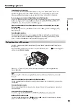 Preview for 19 page of Sony DCR-TRV130 - Digital8 Camcorder Operating Instructions Manual