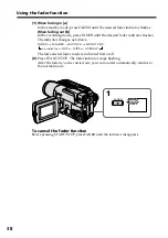 Preview for 38 page of Sony DCR-TRV130 - Digital8 Camcorder Operating Instructions Manual