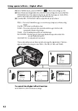 Preview for 42 page of Sony DCR-TRV130 - Digital8 Camcorder Operating Instructions Manual