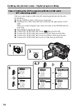 Preview for 70 page of Sony DCR-TRV130 - Digital8 Camcorder Operating Instructions Manual