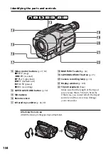 Preview for 104 page of Sony DCR-TRV130 - Digital8 Camcorder Operating Instructions Manual