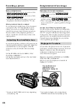 Preview for 48 page of Sony DCR-TRV145E DCR-TRV147E DCR-TRV245E Operating Instructions Manual