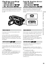 Preview for 59 page of Sony DCR-TRV145E DCR-TRV147E DCR-TRV245E Operating Instructions Manual