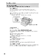 Предварительный просмотр 34 страницы Sony DCR-TRV19 Manual de instrucciones / Manual de instrucoes Operating Instructions Manual