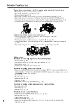 Preview for 4 page of Sony DCR-TRV240 Operating Instructions Manual