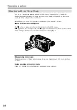 Preview for 26 page of Sony DCR-TRV240 Operating Instructions Manual