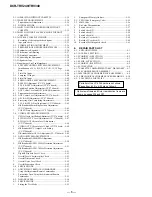 Preview for 6 page of Sony DCR-TRV240 Service Manual