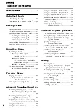 Preview for 8 page of Sony DCR- TRV24E Operating Instructions Manual