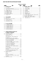 Preview for 4 page of Sony DCR-TRV260 - Digital Handycam Camcorder Service Manual