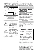 Preview for 2 page of Sony DCR-TRV30 - Digital Video Camera Recorder Operating Instructions Manual