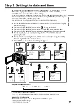 Preview for 17 page of Sony DCR-TRV30 - Digital Video Camera Recorder Operating Instructions Manual