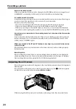 Preview for 20 page of Sony DCR-TRV30 - Digital Video Camera Recorder Operating Instructions Manual