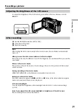 Preview for 21 page of Sony DCR-TRV30 - Digital Video Camera Recorder Operating Instructions Manual