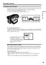 Preview for 23 page of Sony DCR-TRV30 - Digital Video Camera Recorder Operating Instructions Manual