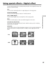 Preview for 47 page of Sony DCR-TRV30 - Digital Video Camera Recorder Operating Instructions Manual