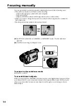 Preview for 54 page of Sony DCR-TRV30 - Digital Video Camera Recorder Operating Instructions Manual