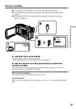 Preview for 57 page of Sony DCR-TRV30 - Digital Video Camera Recorder Operating Instructions Manual