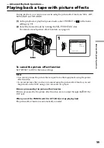 Preview for 59 page of Sony DCR-TRV30 - Digital Video Camera Recorder Operating Instructions Manual