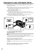 Preview for 60 page of Sony DCR-TRV30 - Digital Video Camera Recorder Operating Instructions Manual