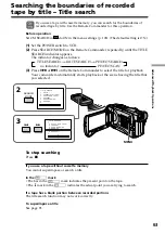 Preview for 63 page of Sony DCR-TRV30 - Digital Video Camera Recorder Operating Instructions Manual