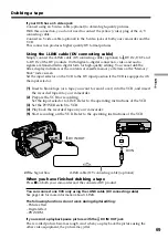 Preview for 69 page of Sony DCR-TRV30 - Digital Video Camera Recorder Operating Instructions Manual