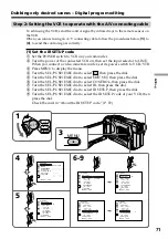 Preview for 71 page of Sony DCR-TRV30 - Digital Video Camera Recorder Operating Instructions Manual