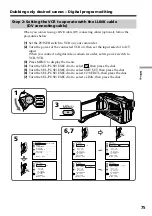 Preview for 75 page of Sony DCR-TRV30 - Digital Video Camera Recorder Operating Instructions Manual