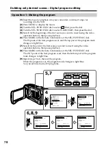 Preview for 78 page of Sony DCR-TRV30 - Digital Video Camera Recorder Operating Instructions Manual